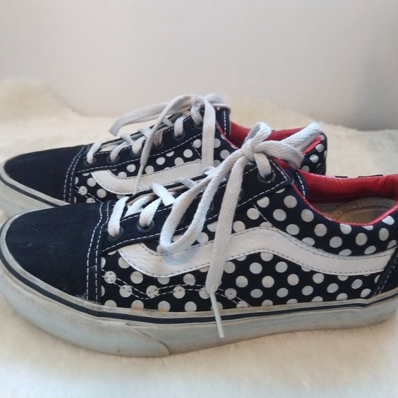 polka dot vans old skool